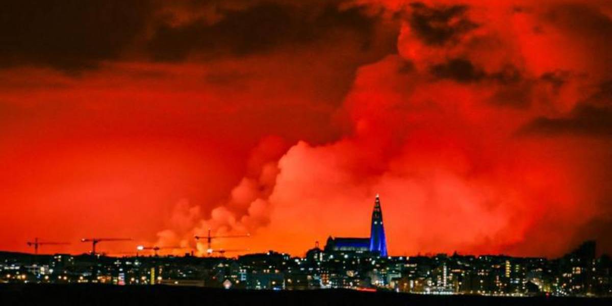 Declaran estado de emergencia en Islandia por la cuarta erupción de un volcán desde diciembre