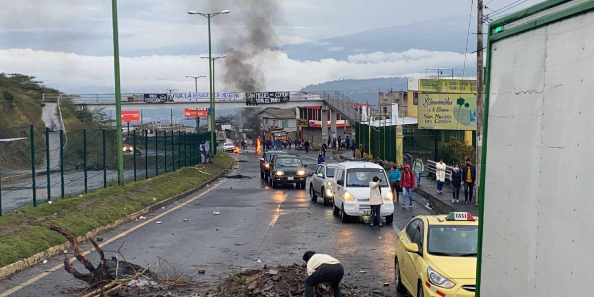 Paro nacional: conozca el estado de las vías este 20 de junio, en Ecuador