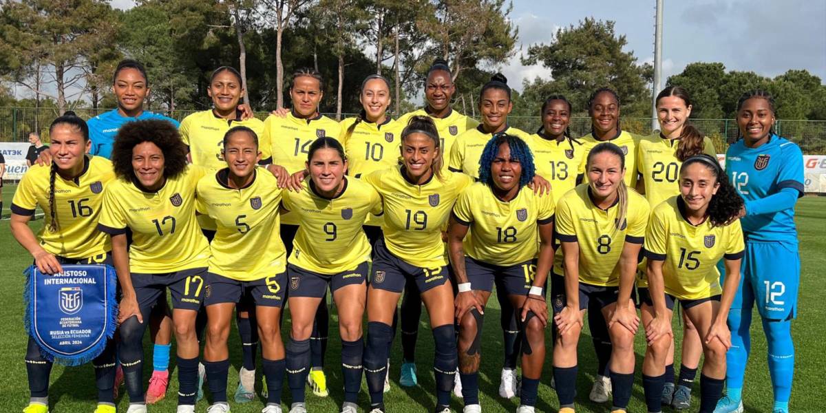 La selección femenina de Ecuador fue goleada por Rusia en un amistoso