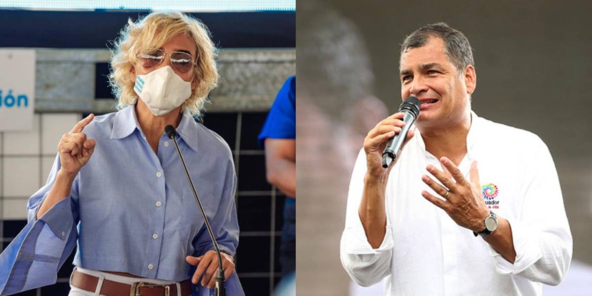 Cynthia Viteri agradece mensaje que le envió Rafael Correa