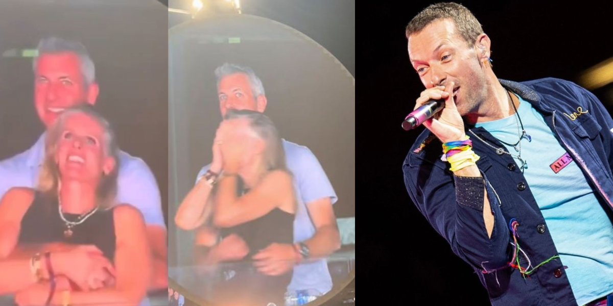 Las nuevas imágenes que comprometen aún más a la pareja viral del concierto de Coldplay