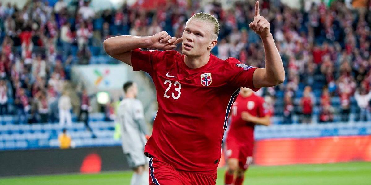 Haaland lidera goleada de Noruega por la clasificatoria de la Eurocopa 2024