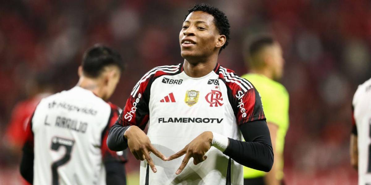 La viveza de Gonzalo Plata le da el triunfo al Flamengo y lo mantiene líder del Brasileirao