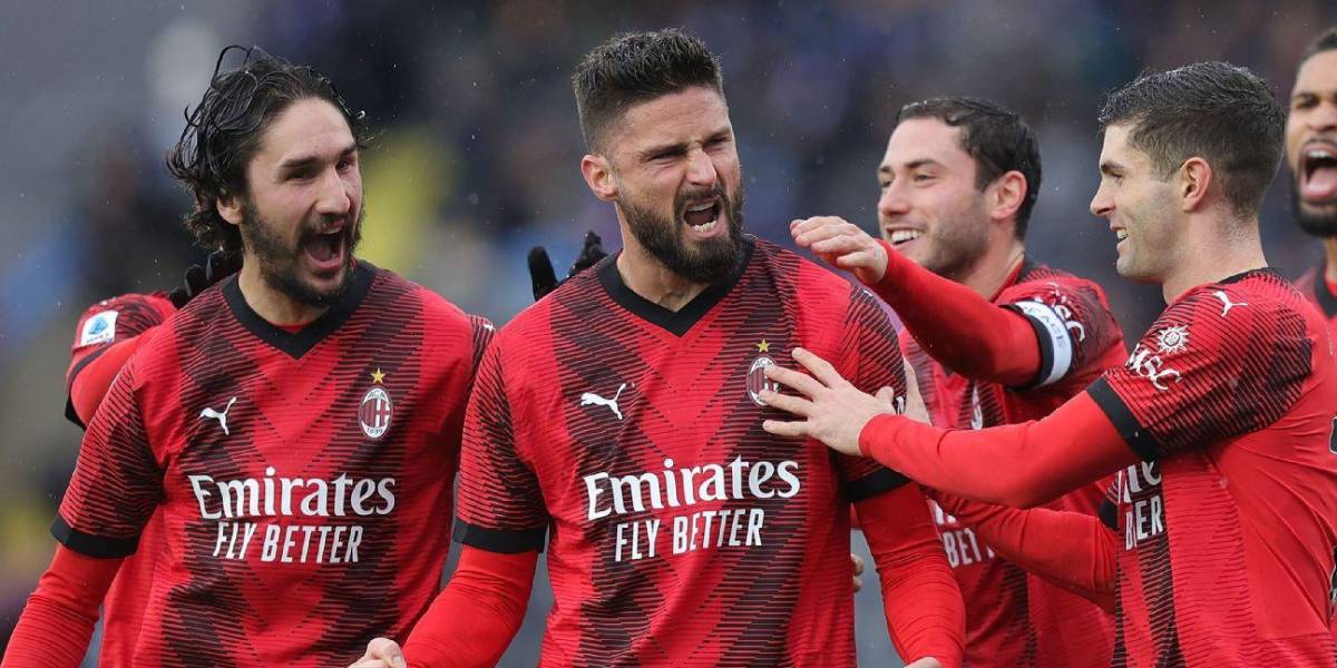El AC Milan golea y se mantiene cerca del Inter y la Juventus en el Calcio