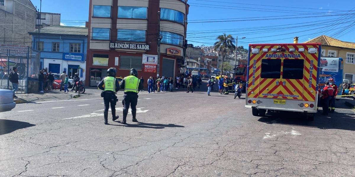 Bus atropelló una persona en condición de calle en Quito