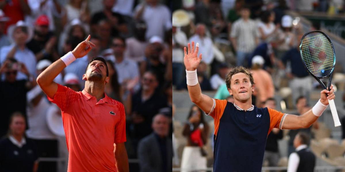 Roland Garros: hora, fecha y canales para ver la final entre Djokovic vs. Ruud