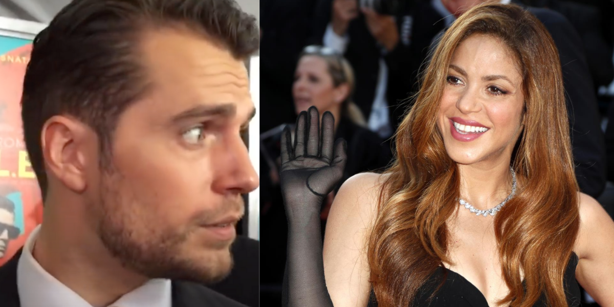 ¿Esa es Shakira?, la reacción de Henry Cavill al ver llegar a la cantante colombiana a la alfombra roja