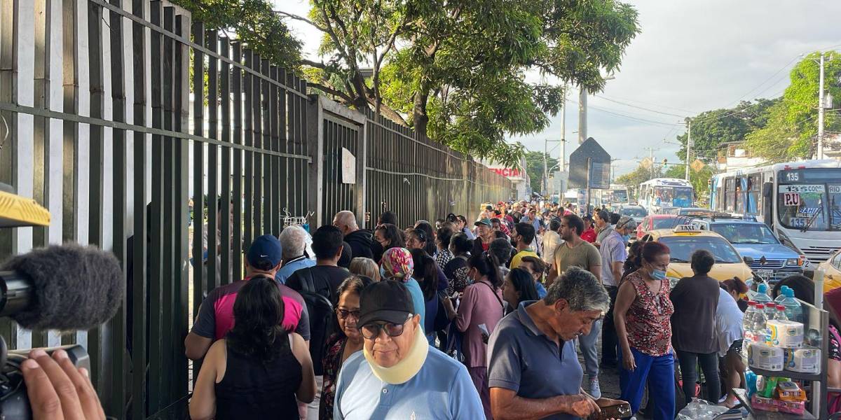 Hospital Teodoro Maldonado Carbo: pacientes no pudieron tener sus citas a tiempo por cortes de luz y agua
