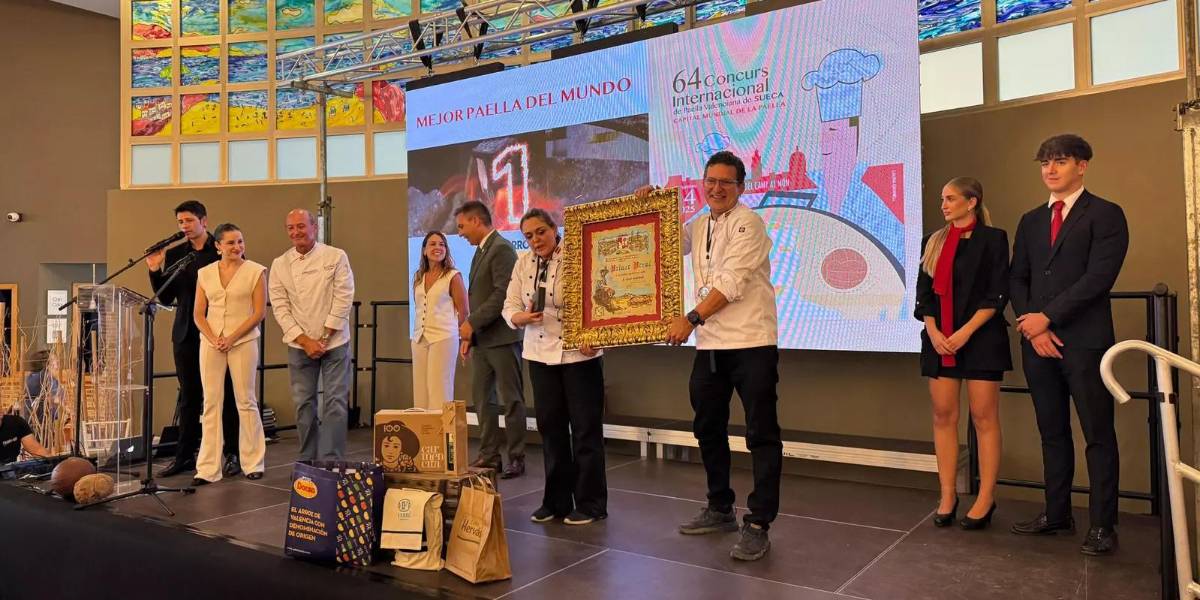 El restaurante ecuatoriano Sabor Amar Paellas gana el título de mejor paella del mundo