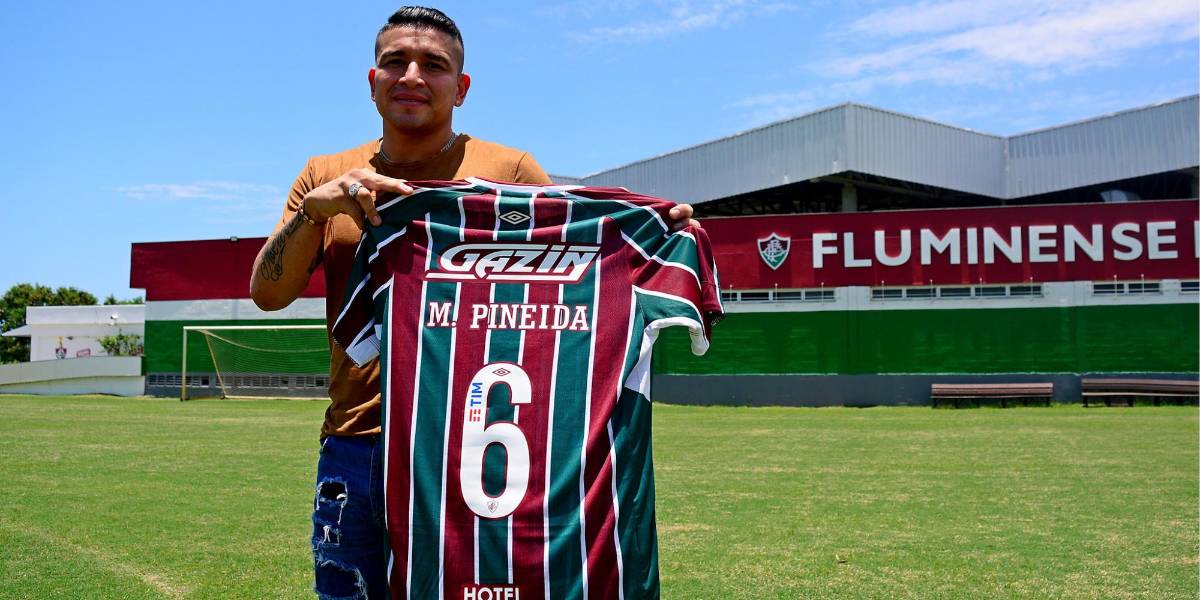 Mario Pineida es presentado como nuevo refuerzo del Fluminense