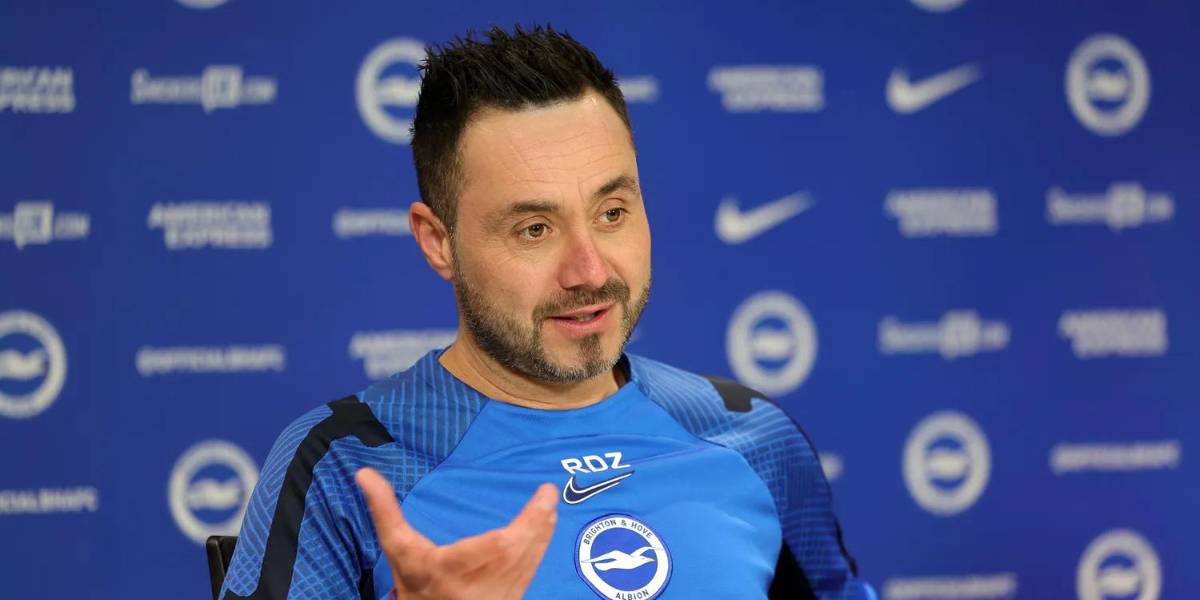 De Zerbi sobre Moisés Caicedo: Todavía es jugador del Brighton, en mi cabeza él está en nuestro equipo este año