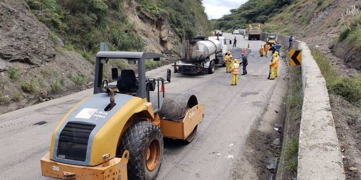 El MTOP tiene USD 23 millones para atender una red vial estatal en crisis