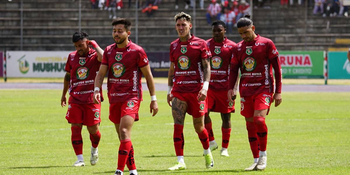 El Mushuc Runa perdió ante Técnico Universitario y cayó al fondo de la tabla de posiciones