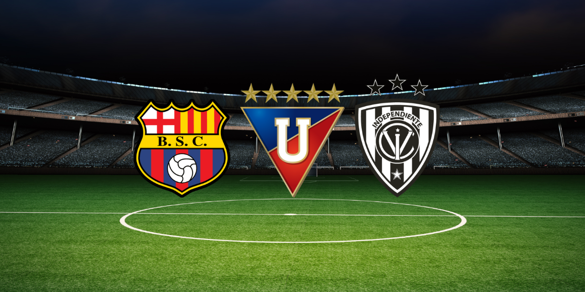 El calendario de Barcelona SC, Liga de Quito e Independiente del Valle en la Copa Libertadores 2025