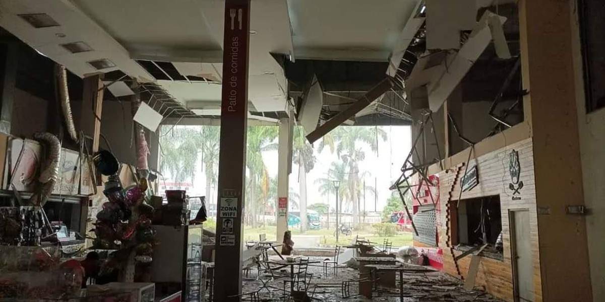 Reportan fuerte explosión en terminal terrestre de Babahoyo