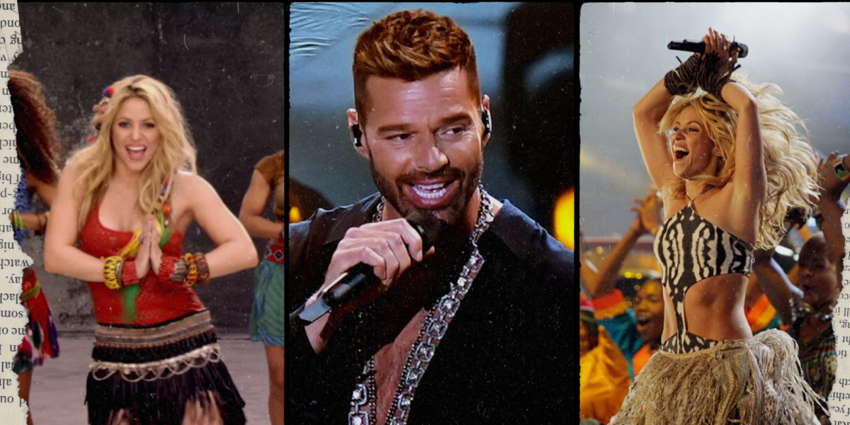 Ricky Martin y Shakira siguen siendo los favoritos para las canciones del mundial