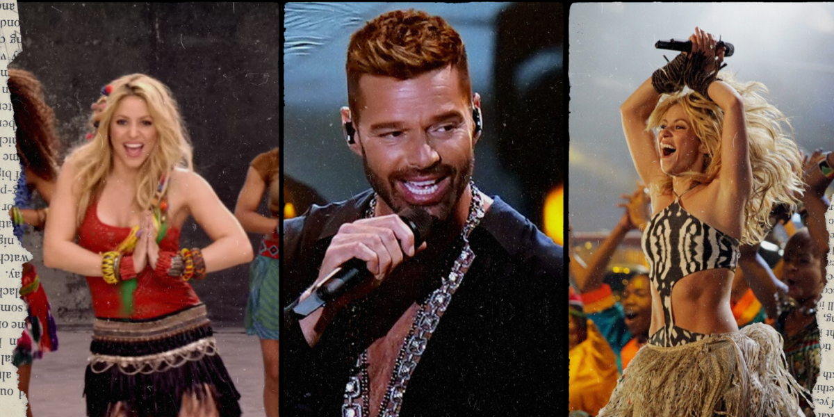 Ricky Martin y Shakira siguen siendo los favoritos para las canciones del mundial