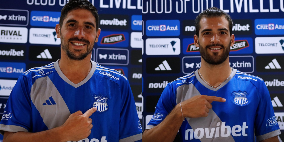 Emelec anunció los fichajes de Erbes y Castelli para la temporada 2024