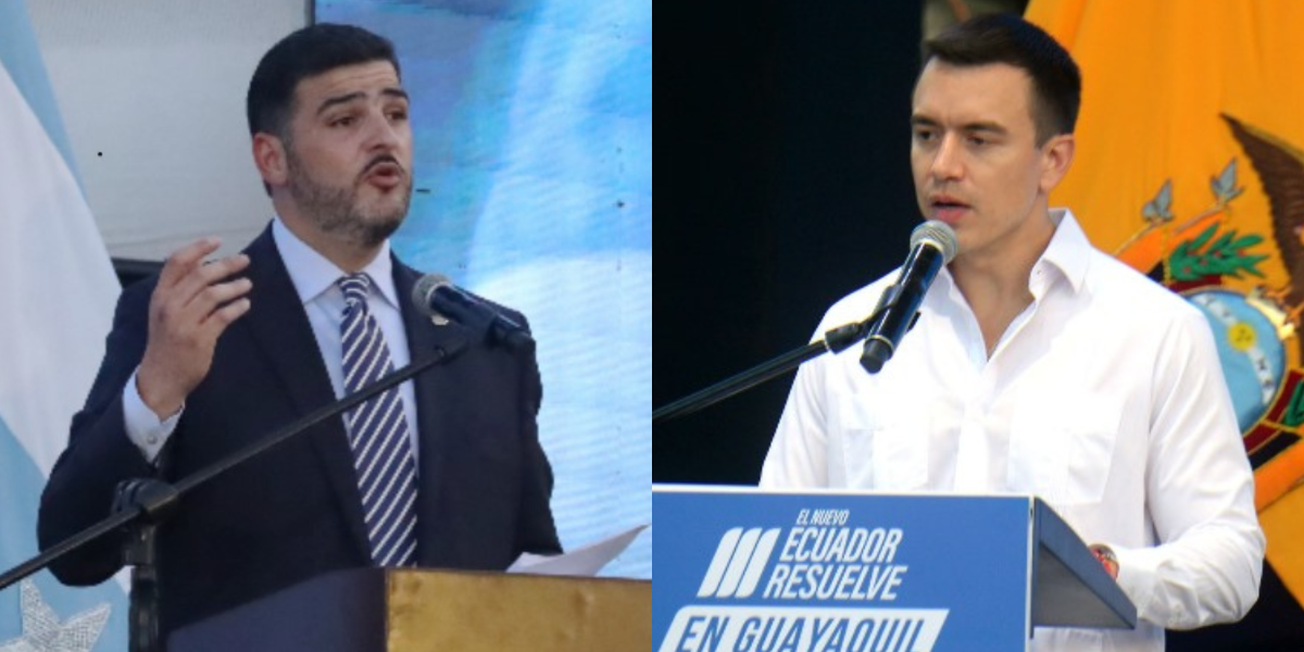 Noboa y Álvarez le dieron a Guayaquil una celebración con alto contenido político