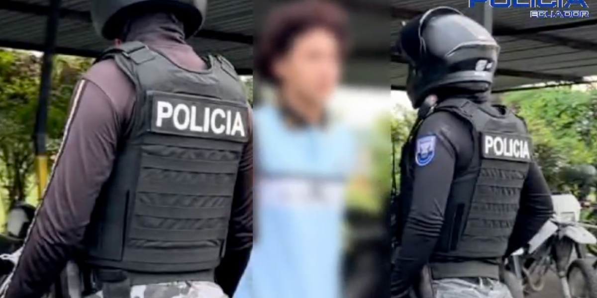 Alias Dickerson, presunto líder de una fracción de Los Tiguerones, fue aprehendido en Esmeraldas