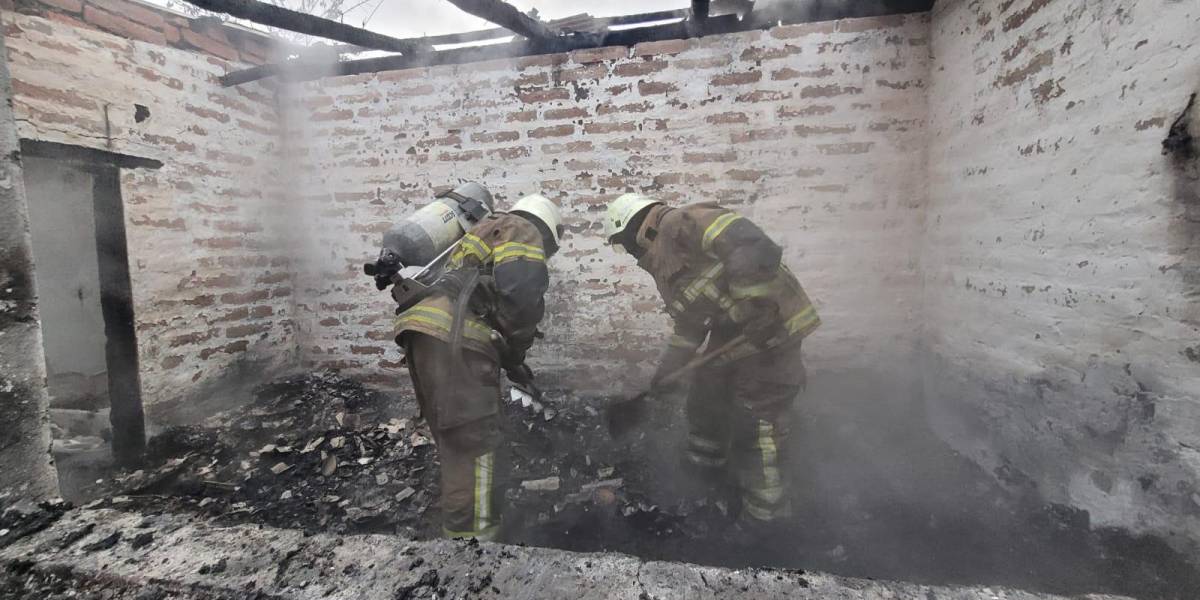 Una bebé murió calcinada en un incendio estructural en Tambillo, cantón Mejía
