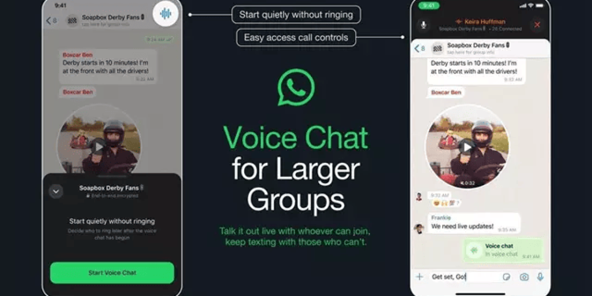 WhatsApp anuncia los chats de voz para los grupos grandes