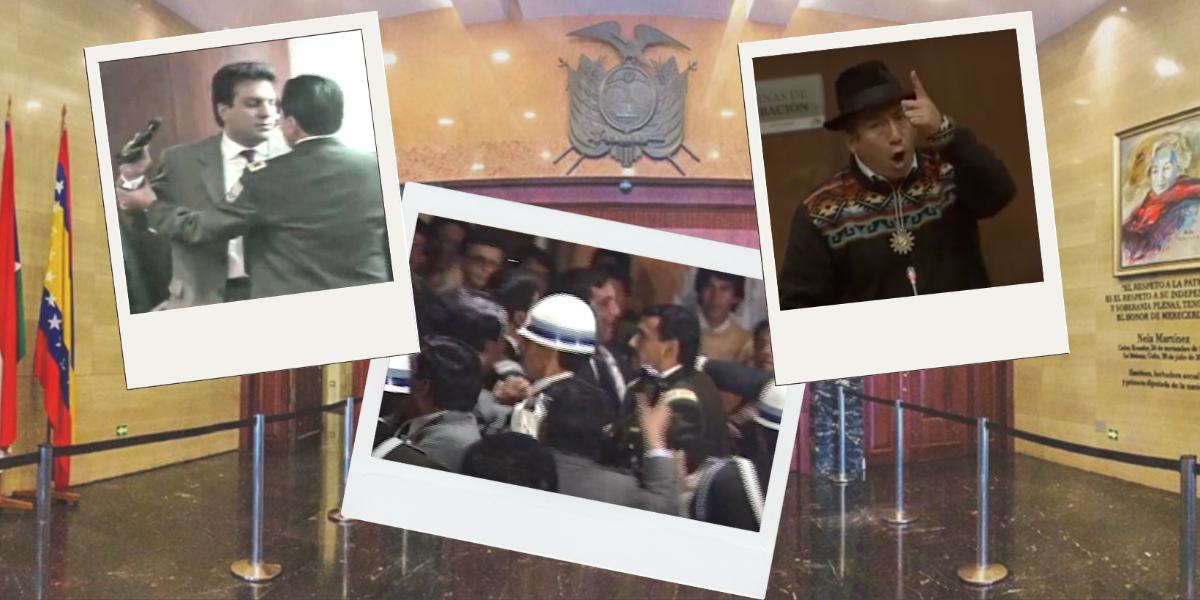 Seis momentos polémicos en el Congreso y la Asamblea: peleas, armas y burlas que hicieron historia