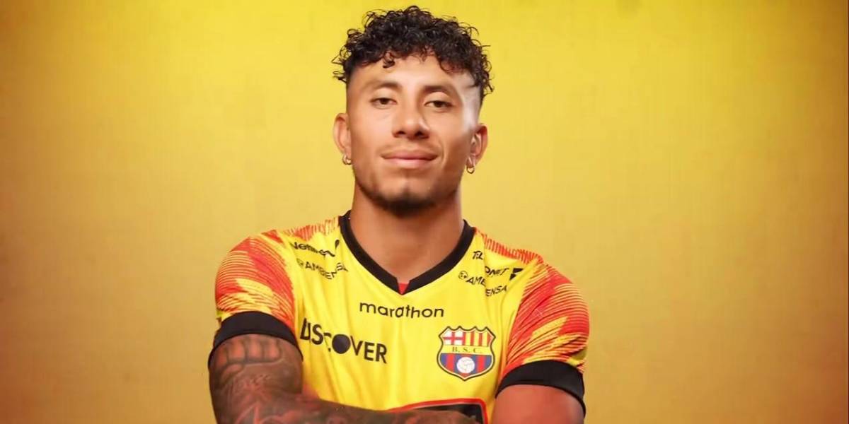 Joao Rojas ya viste la camiseta de Barcelona SC: firmó un contrato de cuatro años