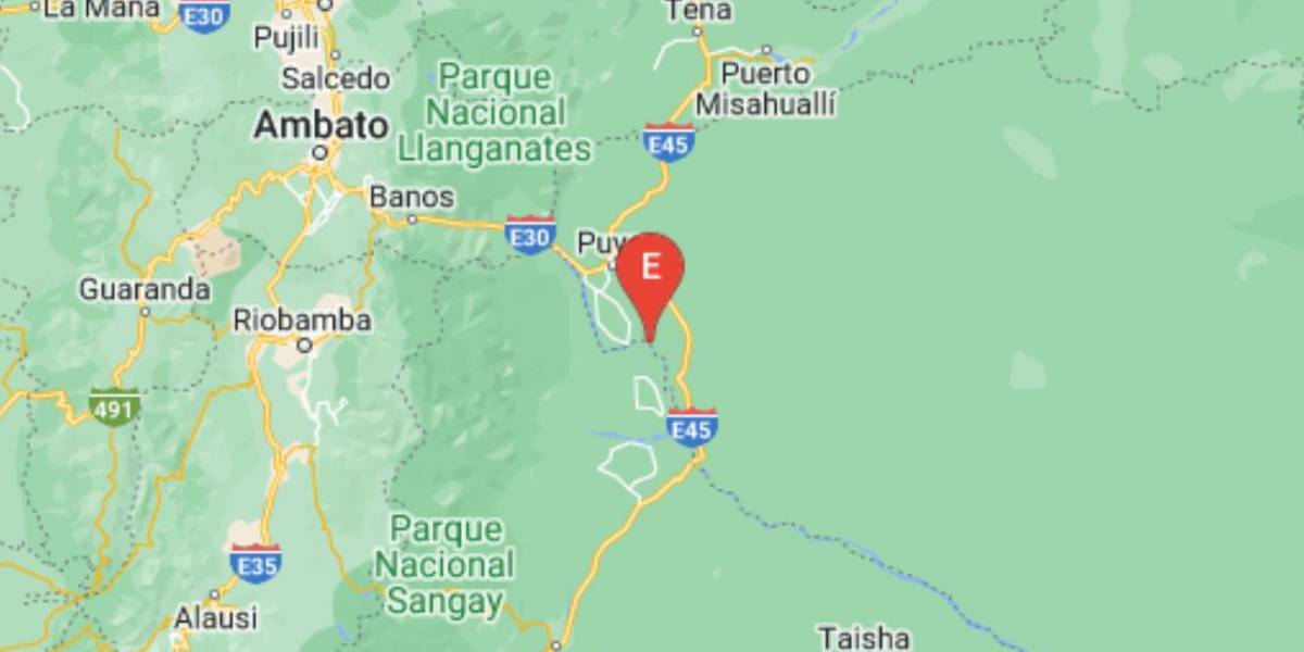 Sismo de magnitud 3,6 se registró en Pastaza