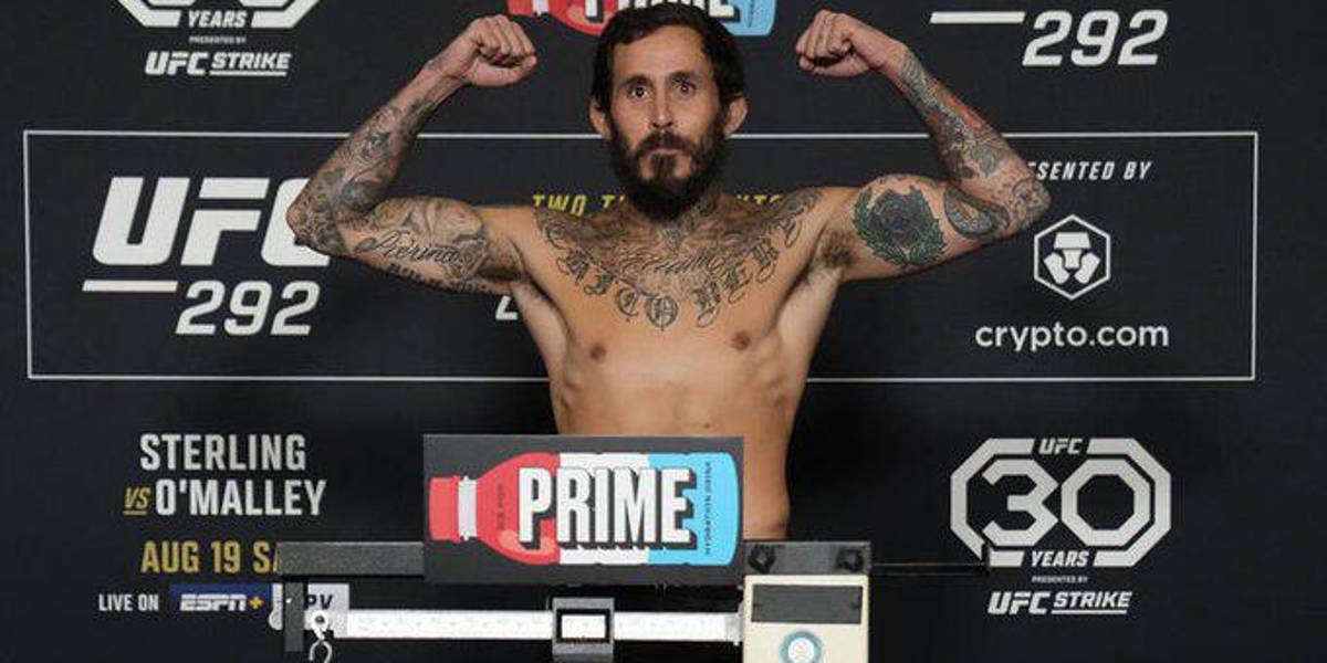 Marlon Chito Vera cumplió con el pesaje y está listo para enfrentar a Pedro Munhoz