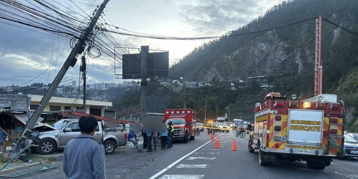 Un siniestro de tránsito en la avenida Simón Bolívar dejó un fallecido