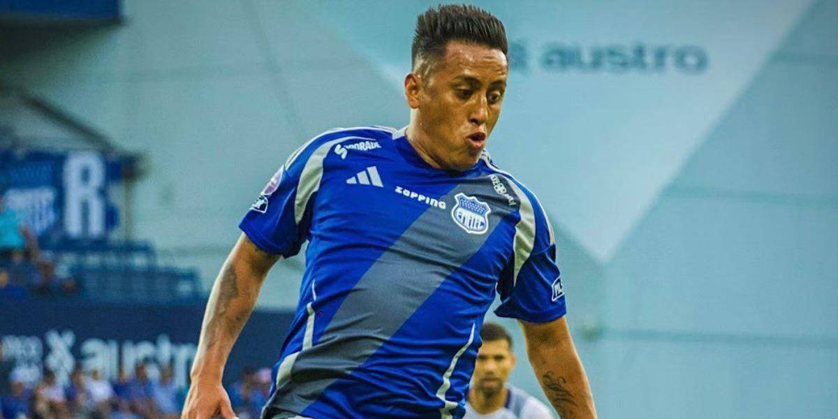 Christian Cueva sigue lesionado y no será parte del Emelec vs. Deportivo Cuenca