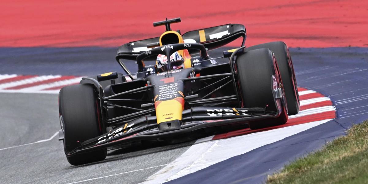 Fórmula Uno: Verstappen partirá primero en el Gran Premio de Austria