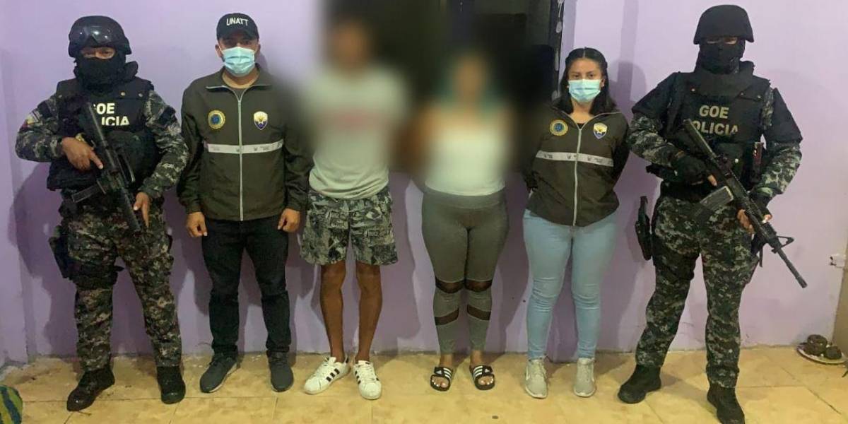 Dos detenidos por trata de personas en Guayaquil