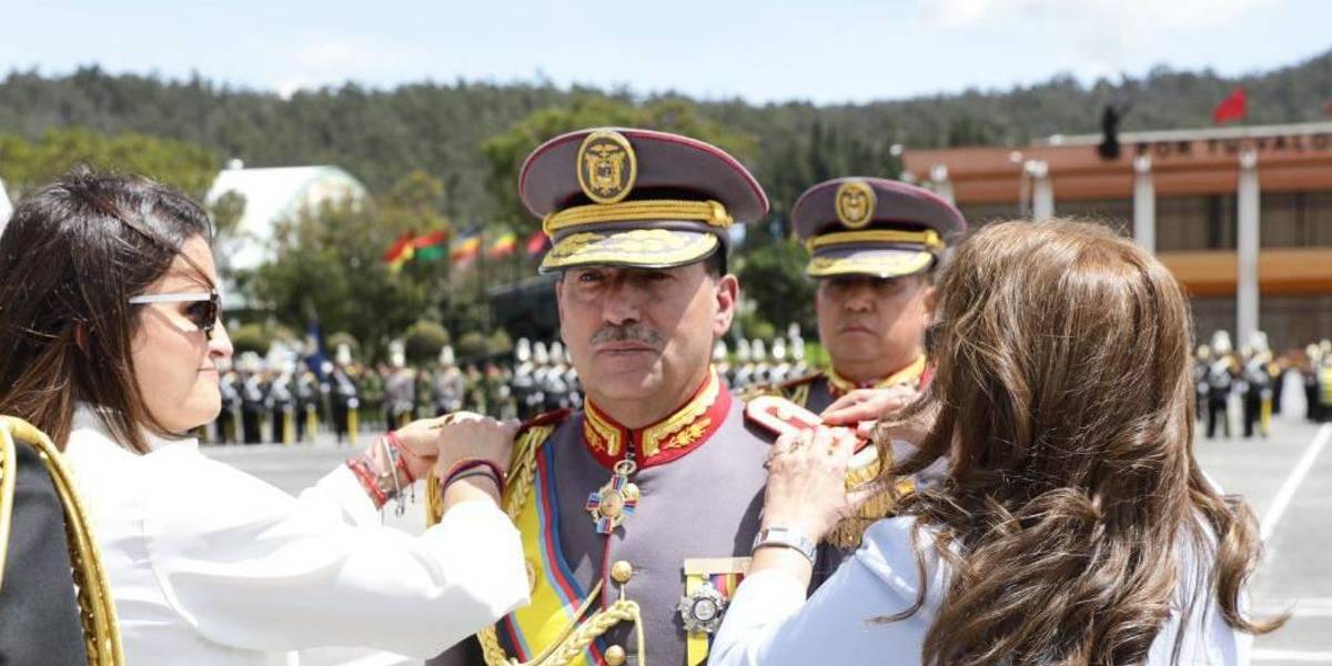 Daniel Noboa hizo cambios en la cúpula de las Fuerzas Armadas