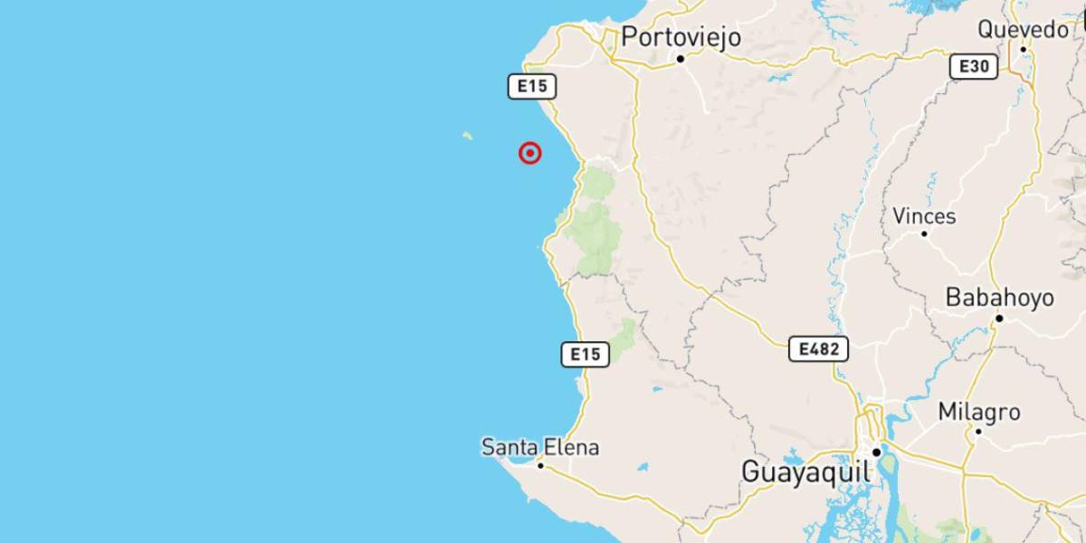 Un sismo de 3.5 se produjo en las costas de Puerto López, Manabí