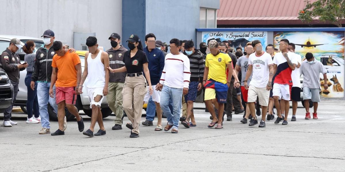 14 de los 19 chonekillers detenidos en Guayas son procesados por delincuencia organizada