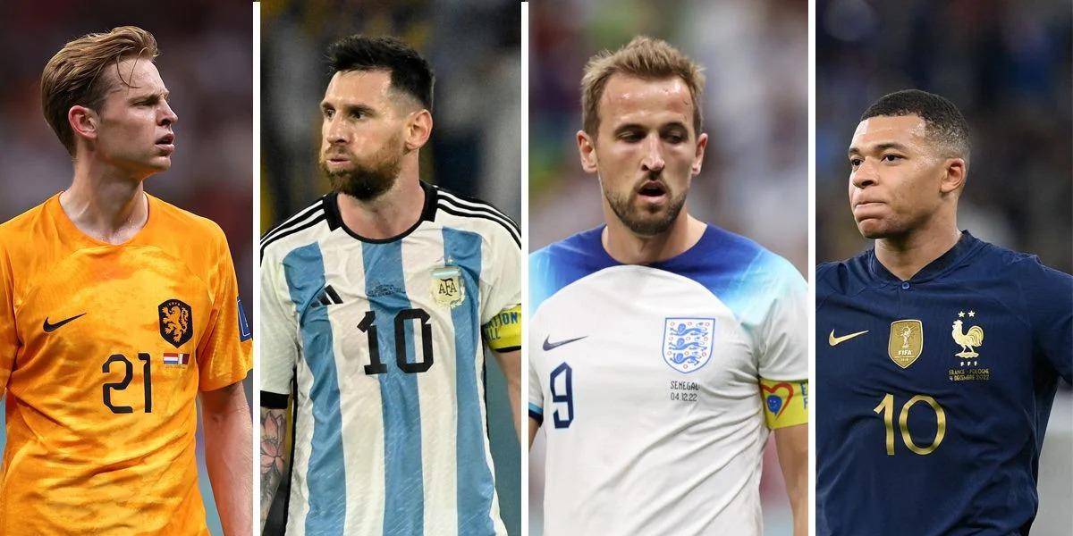 Qatar 2022: Los clásicos Inglaterra-Francia y Países Bajos-Argentina alumbran los cuartos