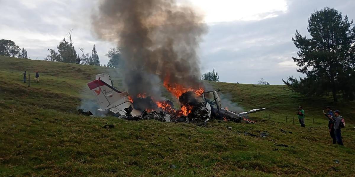 Cuatro personas mueren en un accidente de un avión ambulancia en el noroeste de Colombia