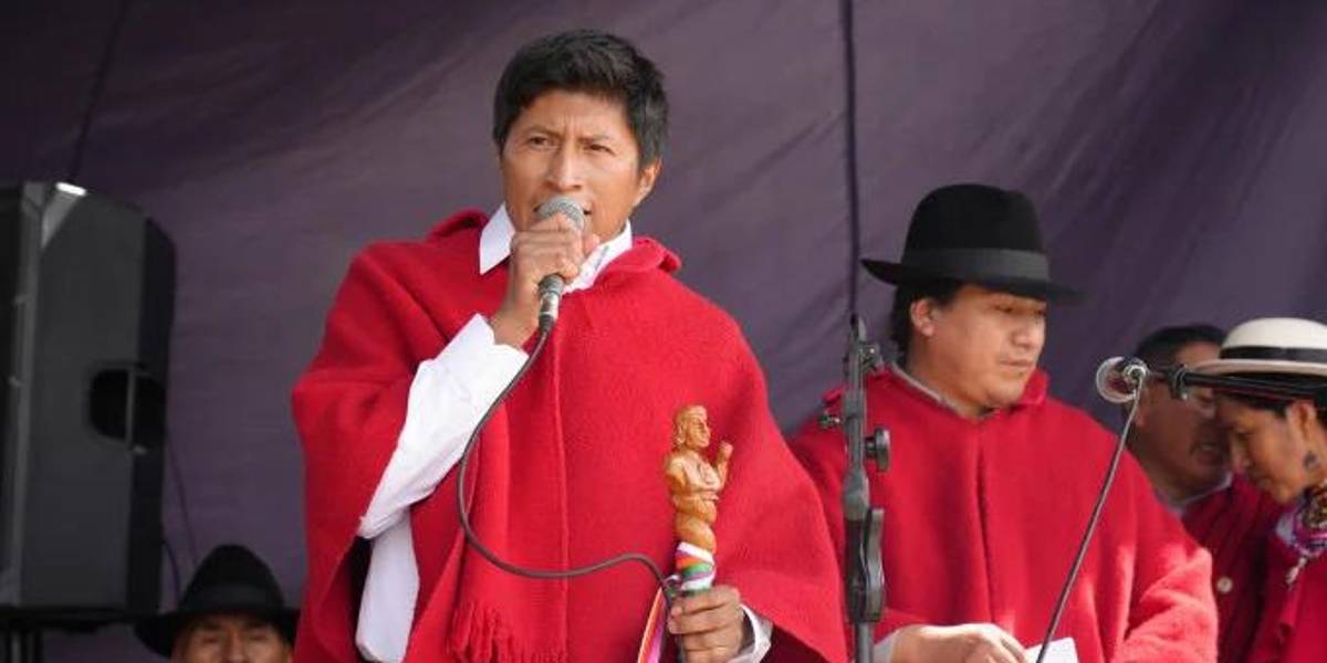 Fernando Guamán se postula para la presidencia de la Conaie y enfrentar a Leonidas Iza