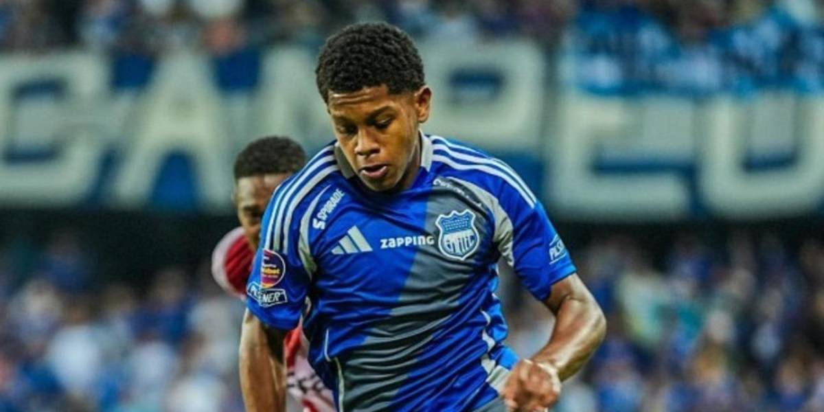 Luis Fragozo debutó con Emelec y es el jugador más joven en jugar en la LigaPro Ecuabet