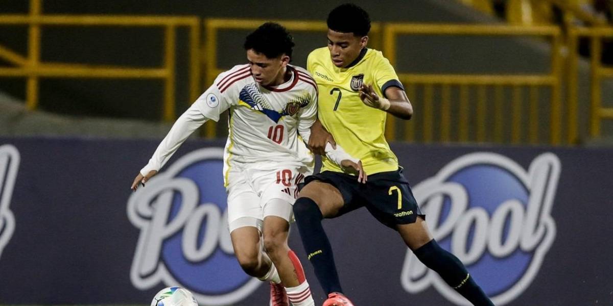 Ecuador y Venezuela pelean por un cupo a las semifinales del Sudamericano sub 17