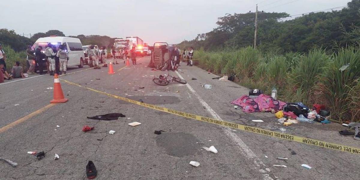 Una migrante ecuatoriana falleció atropellada en Oaxaca, México