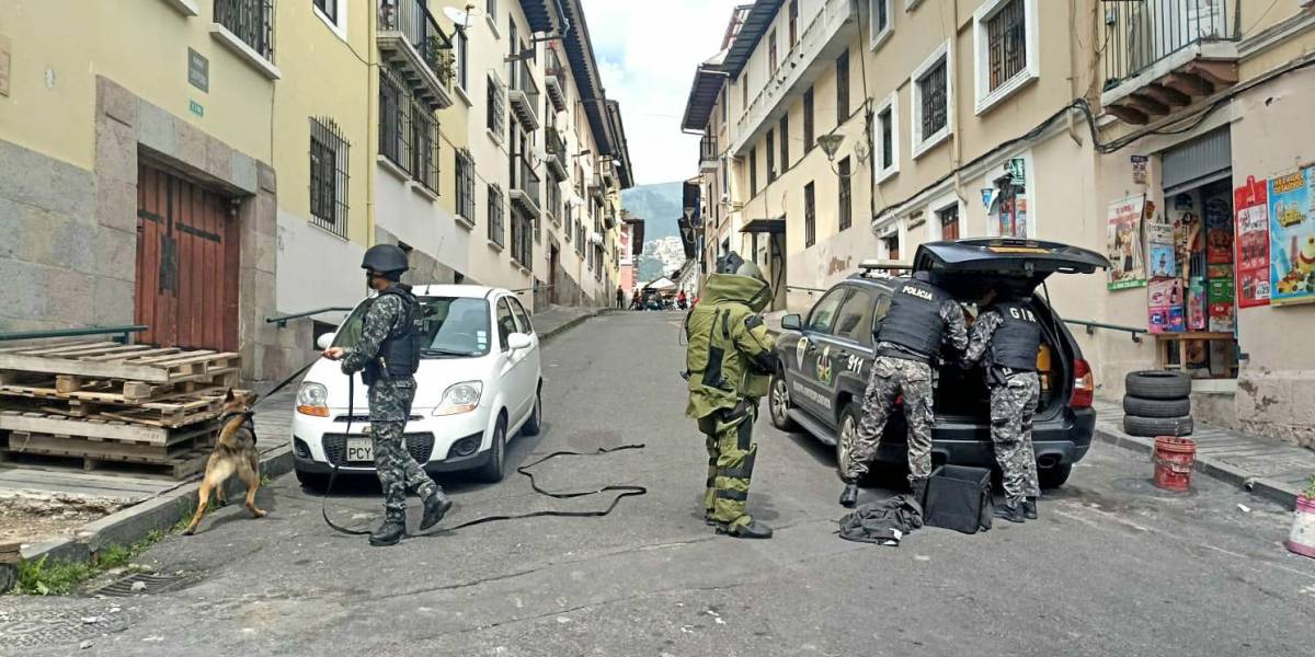 Quito: una amenaza de bomba se registró en La Marín