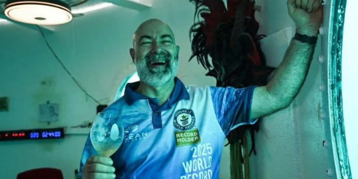 Rudiger Koch, el ingeniero alemán que pasó 4 meses viviendo bajo el agua en la costa de Panamá