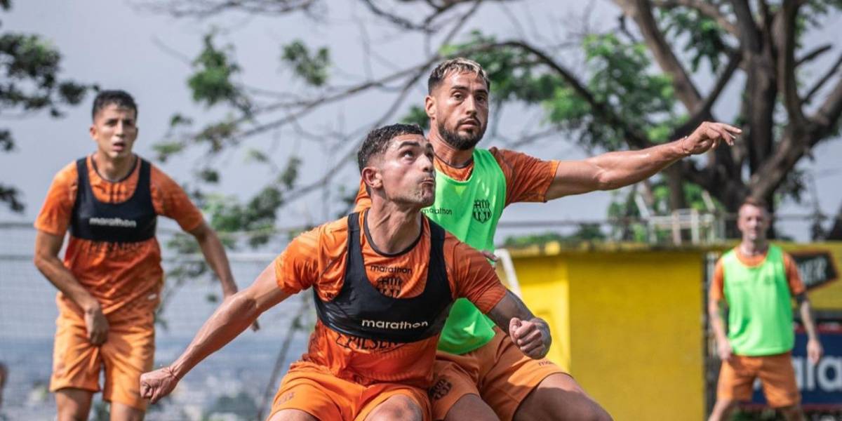 Fydriszewski reaparece en la práctica de Barcelona SC