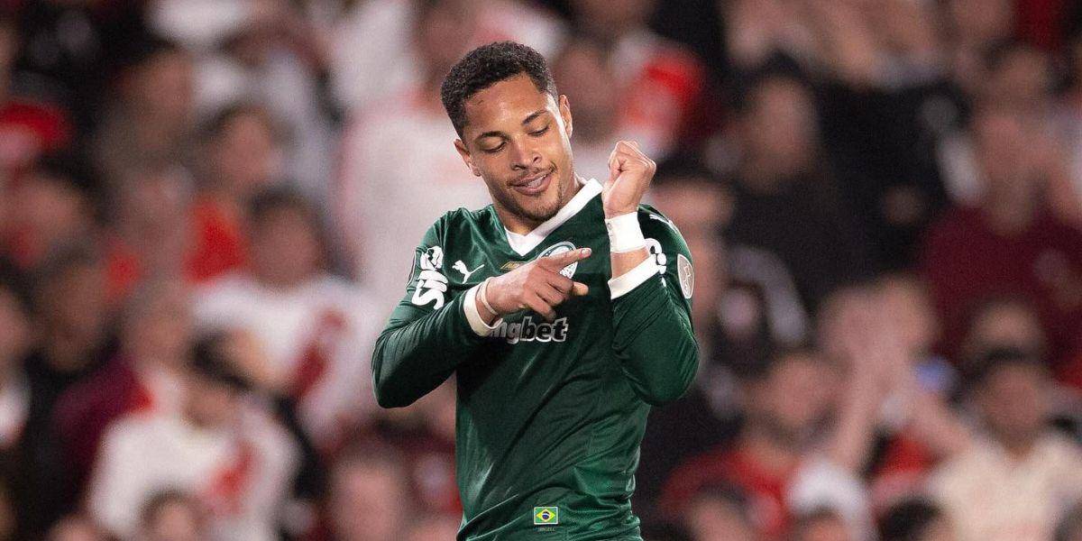 La burla de Vitor Roque a River Plate tras la clasificación de Palmeiras