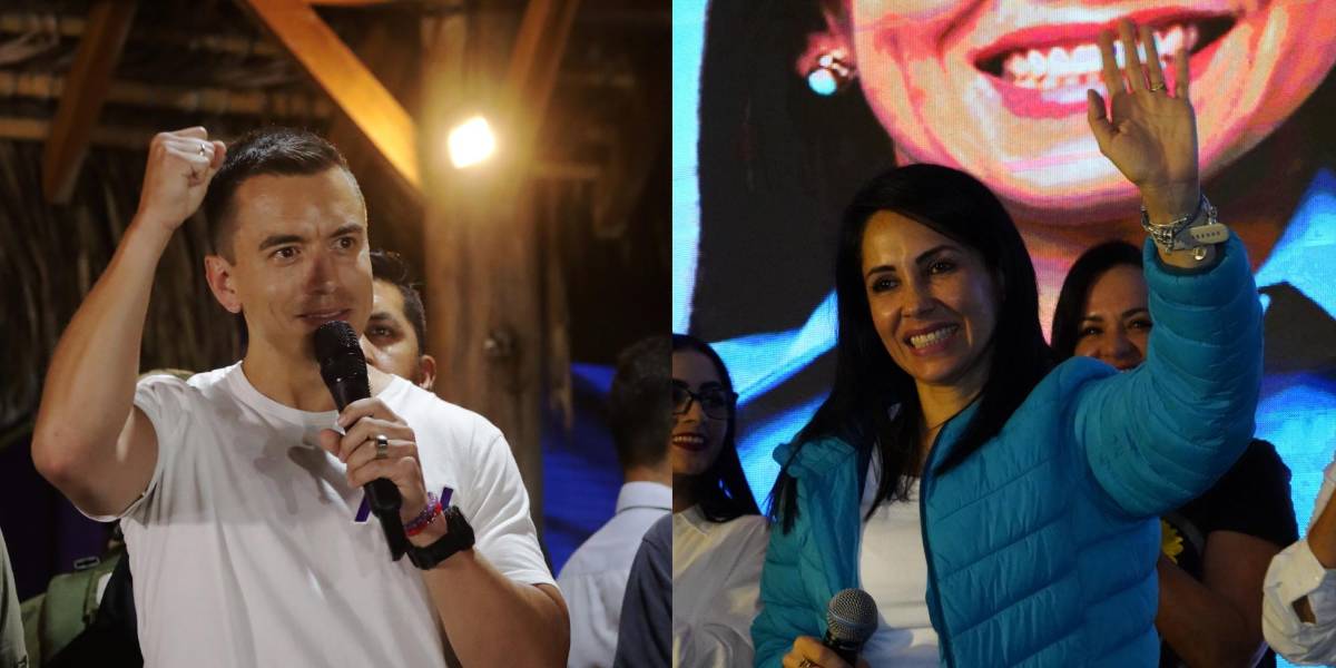 Estos son los 10 cantones que más votaron por Daniel Noboa y Luisa González