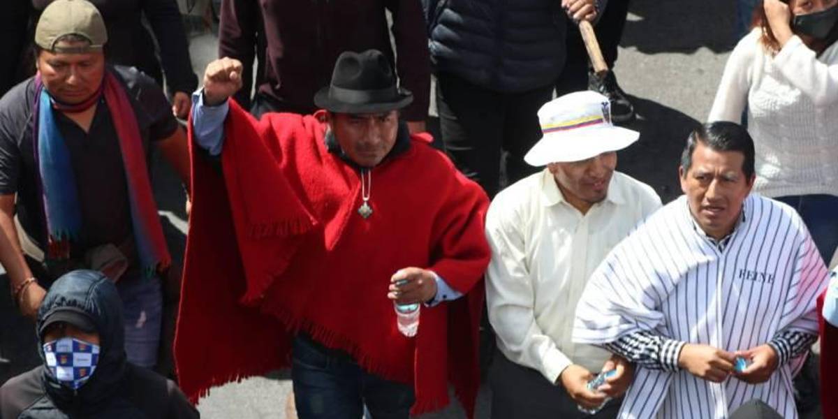 Prohibición de salida del país de Leonidas Iza, suspendida temporalmente