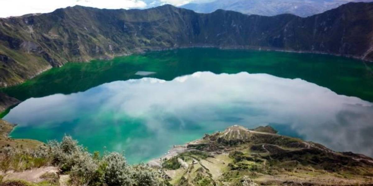 'Nieva' por primera vez en el Quilotoa